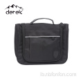 Fënnef Sektiouns Men. Tiletry Bag PVC Toiletry Bag schwaarz